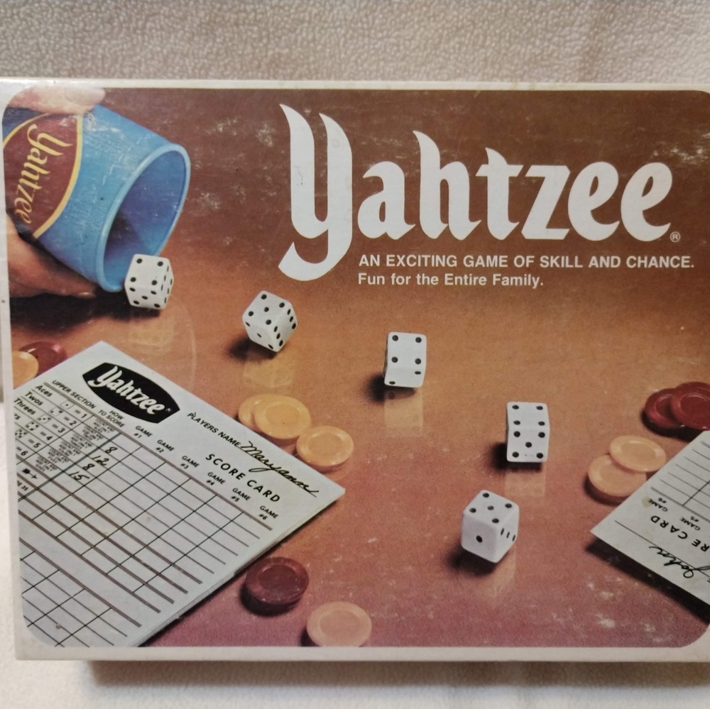 Vintage Yahtzee Game